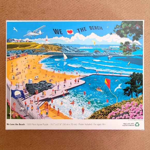 WE LOVE THE BEACH by Colorcraft JIGSAW PUZZLE 1000 pieces - Picture 3 of 9